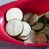 Zucchini and eggplant baked in the oven