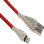 Кабель Digma Lightning (m) —  USB (m),  1.2м,  2A,  красный [light-1.2m-red]
