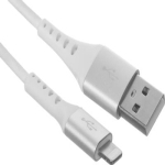 Кабель Cactus Lightning (m) —  USB (m),  0.8м,  MFI,  белый [cs-lg.usb.a-0.8]